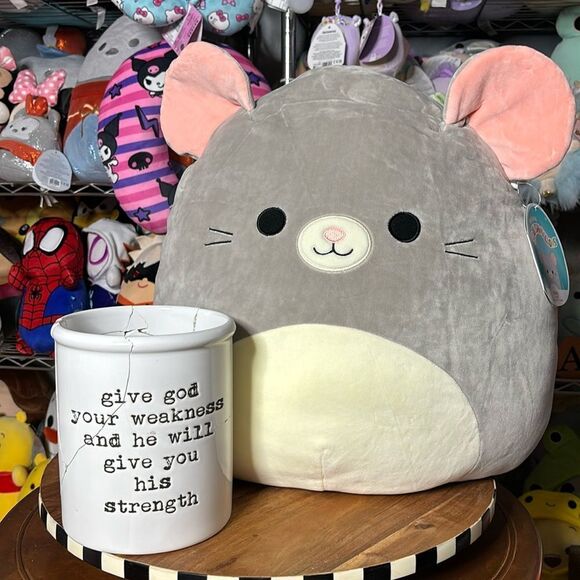 NWT MISTY THE MOUSE SQUISHMALLOW 16”
